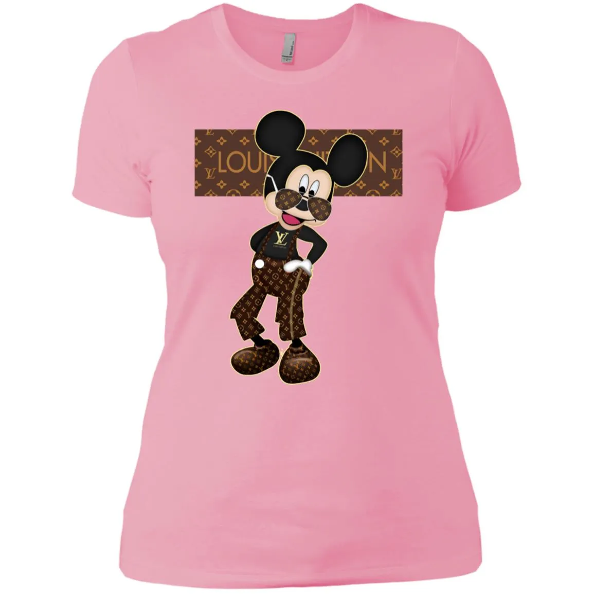 Best Louis Vuitton Mickey Fashion T-shirt Women Cotton T-Shirt