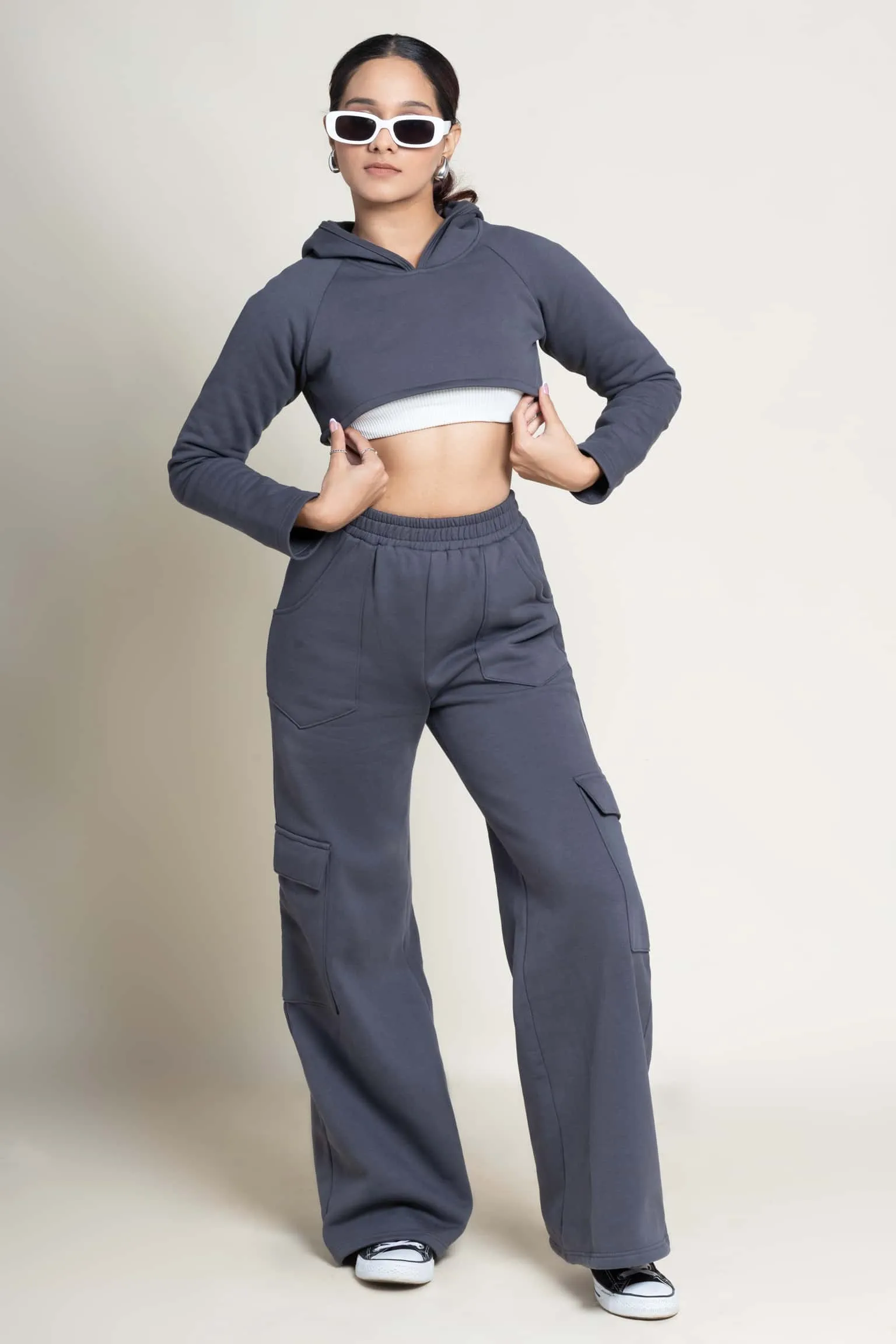Classic cropped hoodie