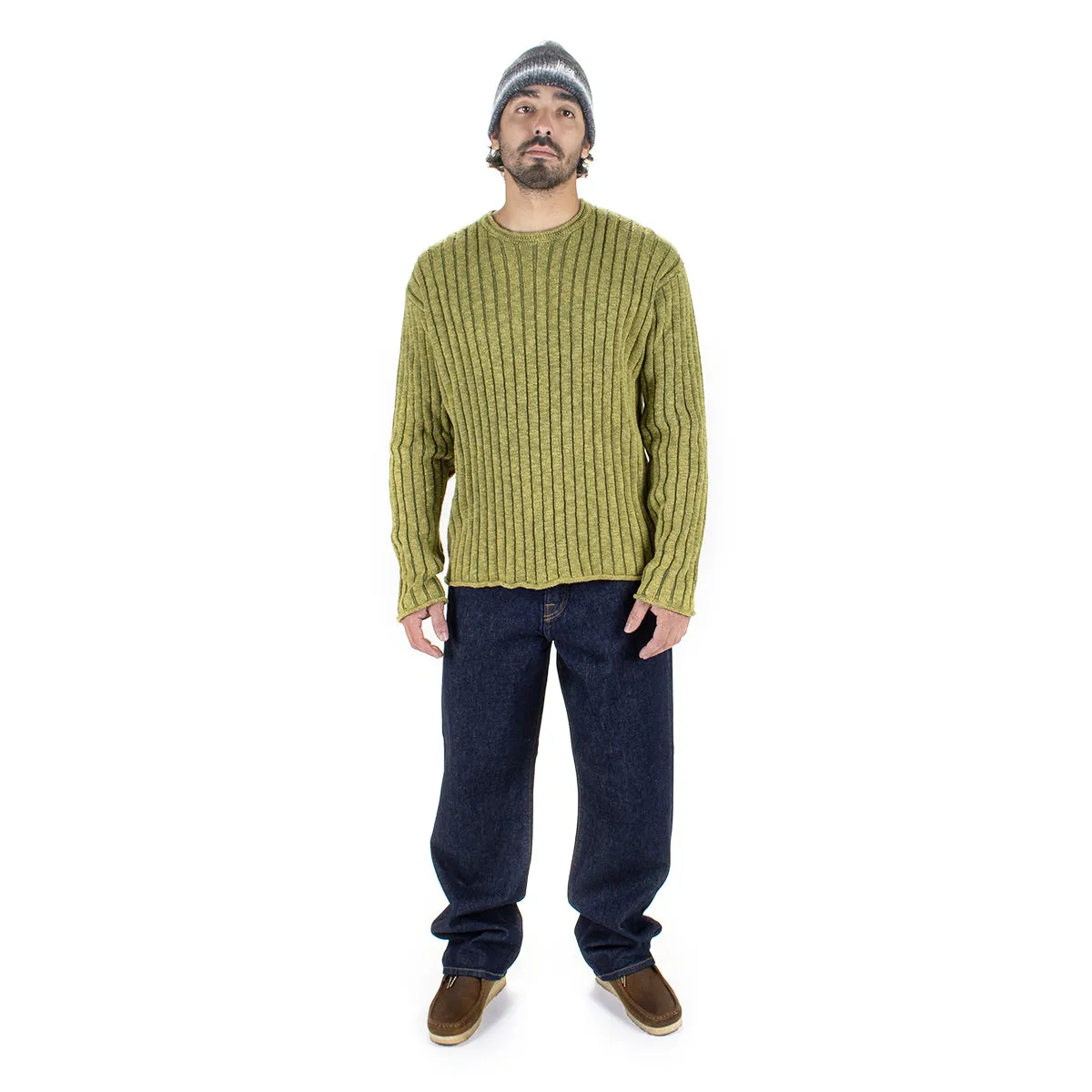 Cotton Slub Rib Crew