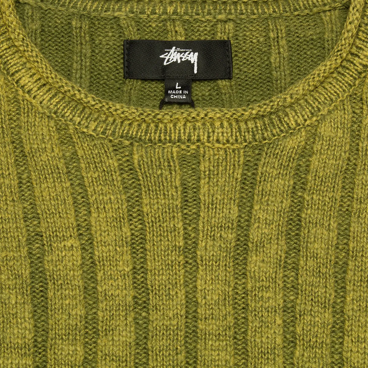Cotton Slub Rib Crew