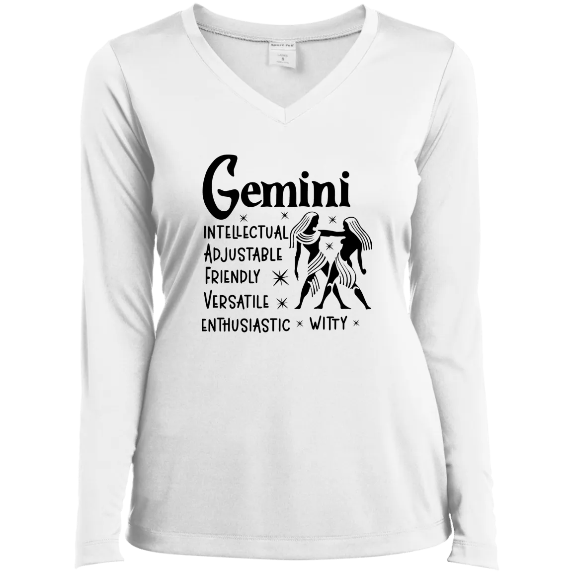Gemini Ladies’ Long Sleeve Performance V-Neck Tee