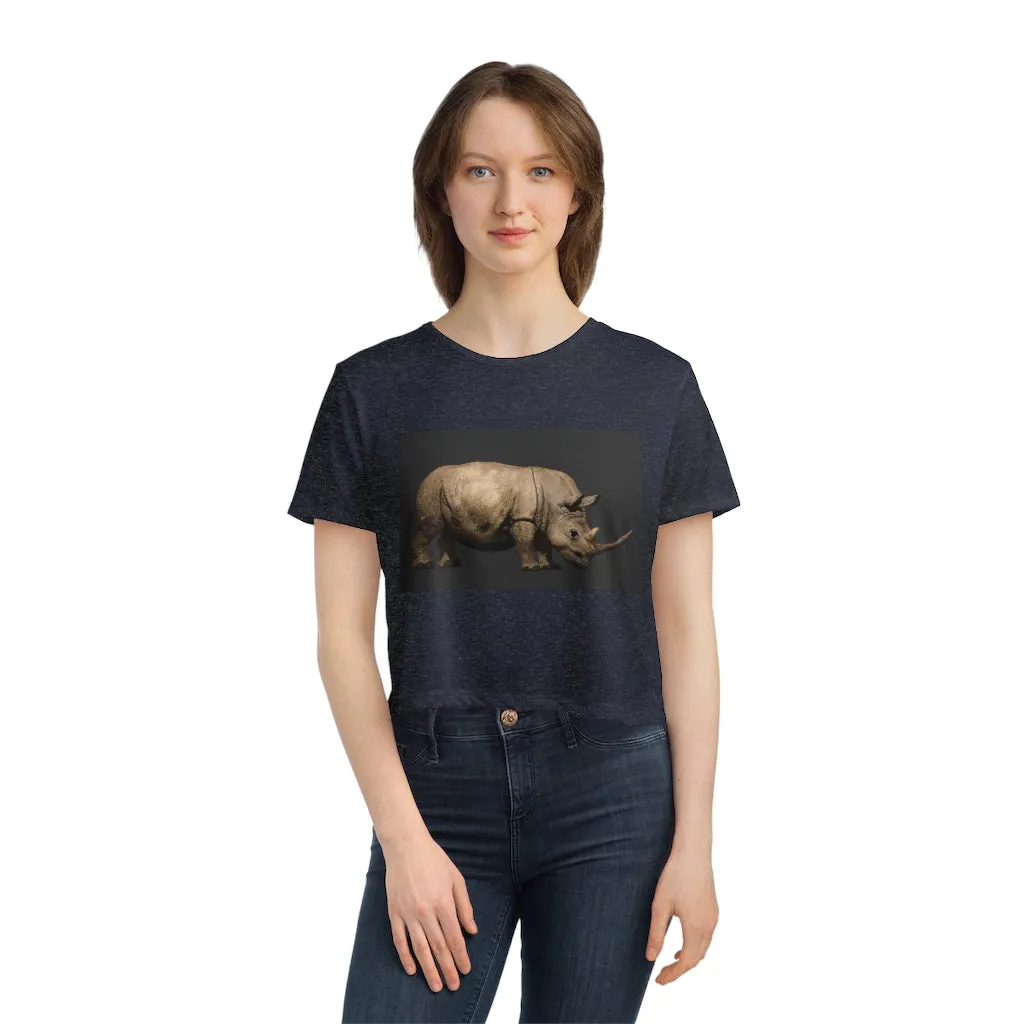 Rhino Women's Flowy Cropped Tee