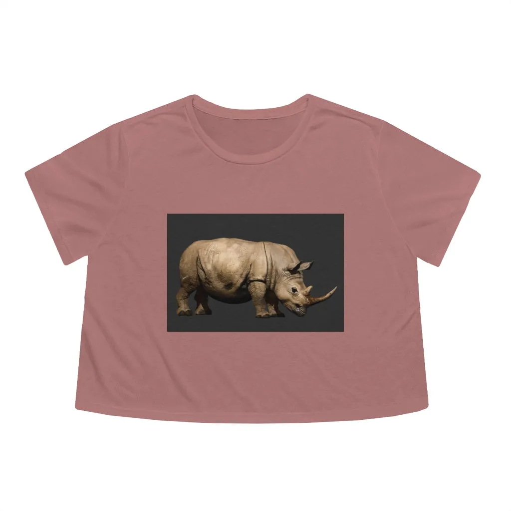 Rhino Women's Flowy Cropped Tee