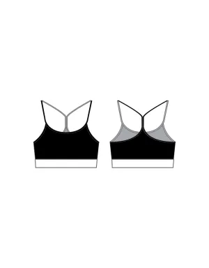Ribbon Popcolour Racer Strap Crop