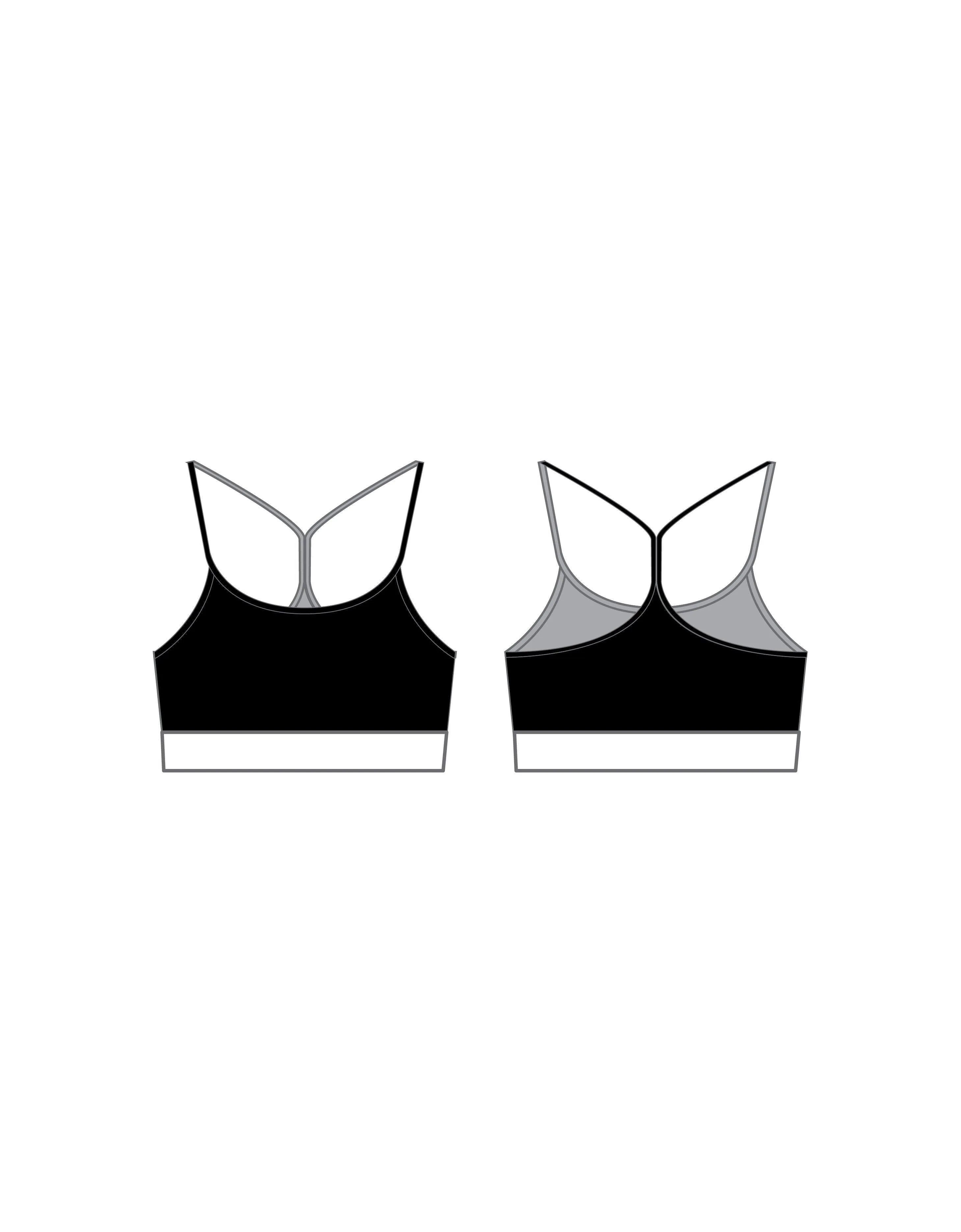 Ribbon Popcolour Racer Strap Crop