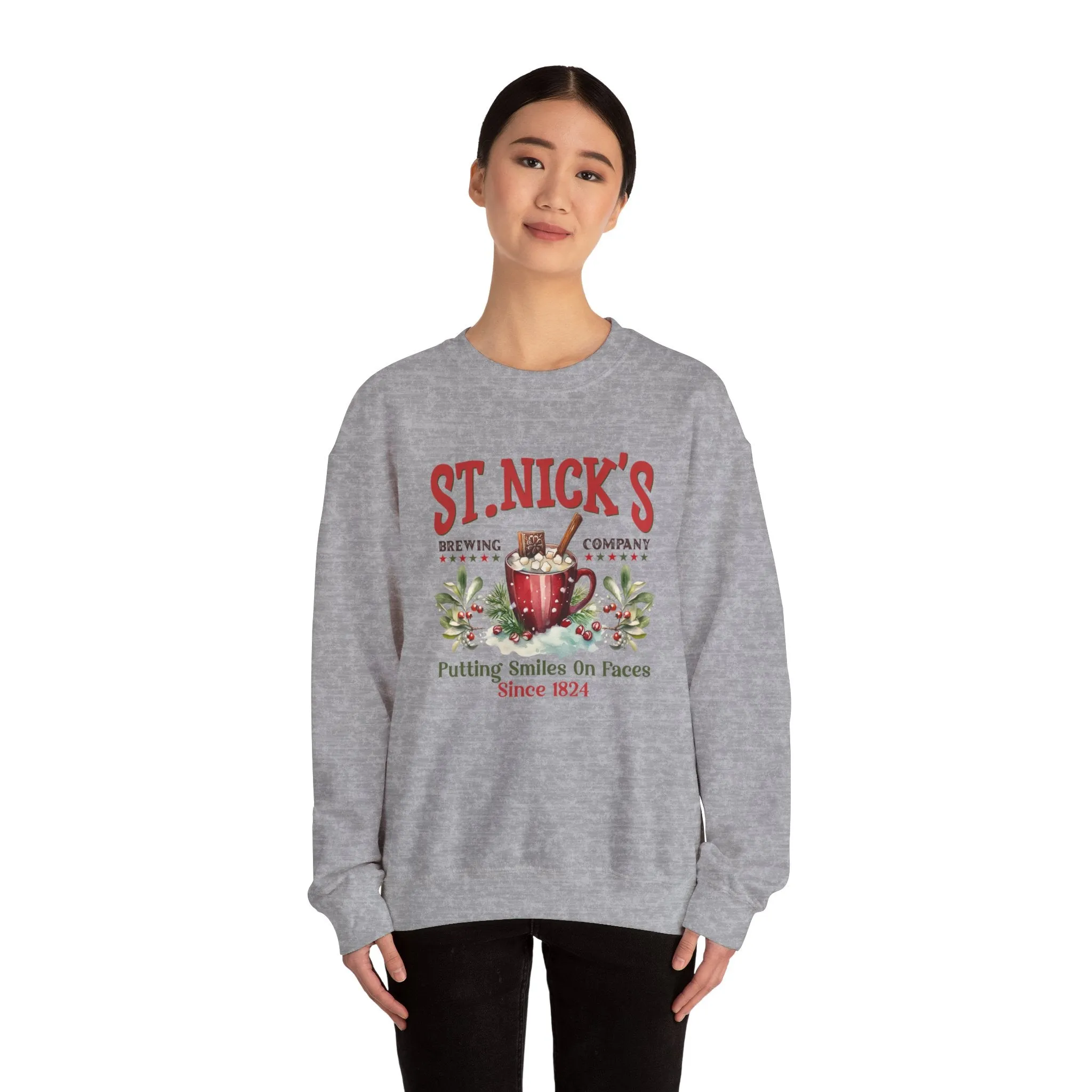 St Nick's Brewing company Unisex Heavy Blend™ Crewneck Sweatshirt
